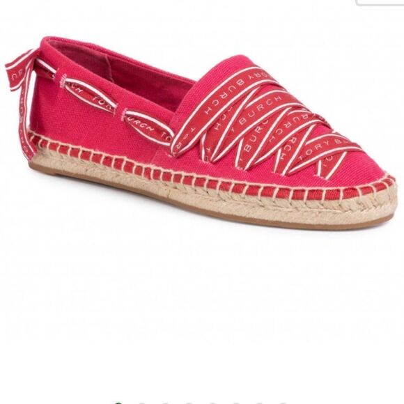 Tory Burch Logo Canvas Espadrille - Picture 1 of 7
